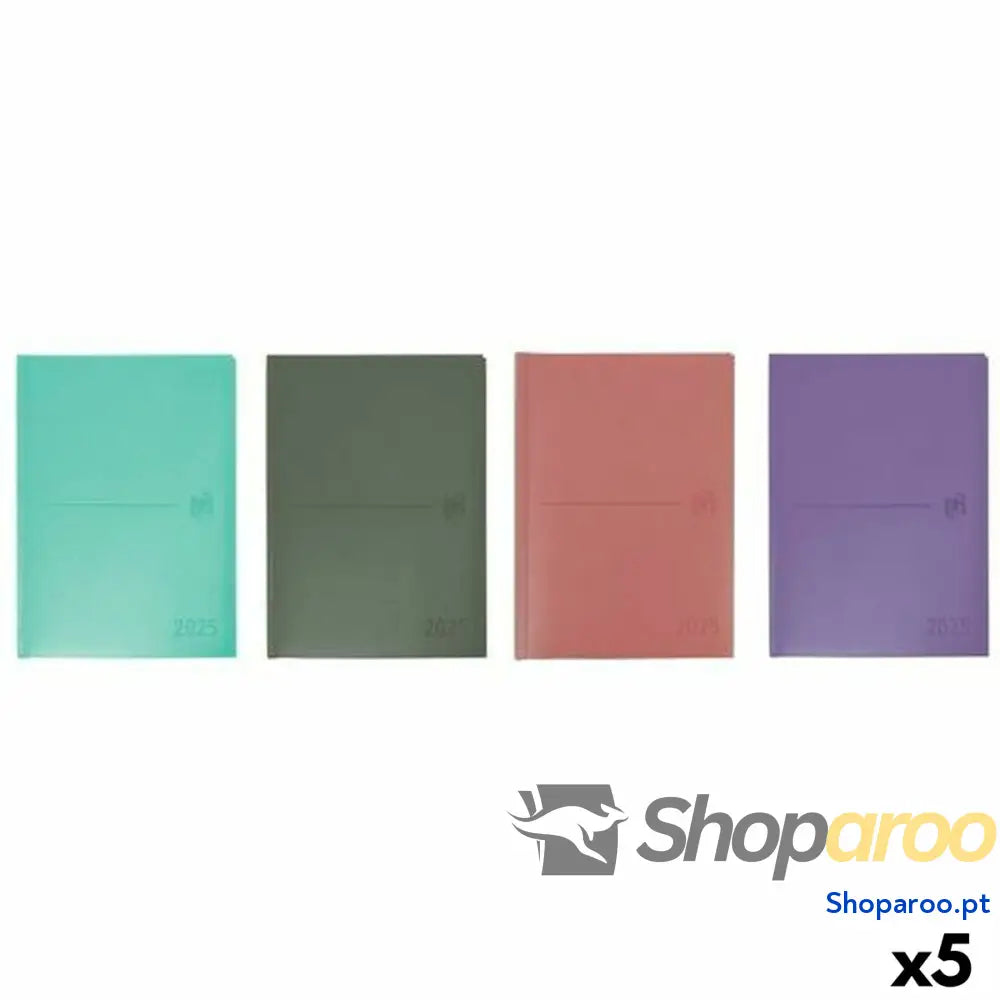 Agenda Oxford MODERN A5 15 x 21 cm 2025 (5 Unidades)