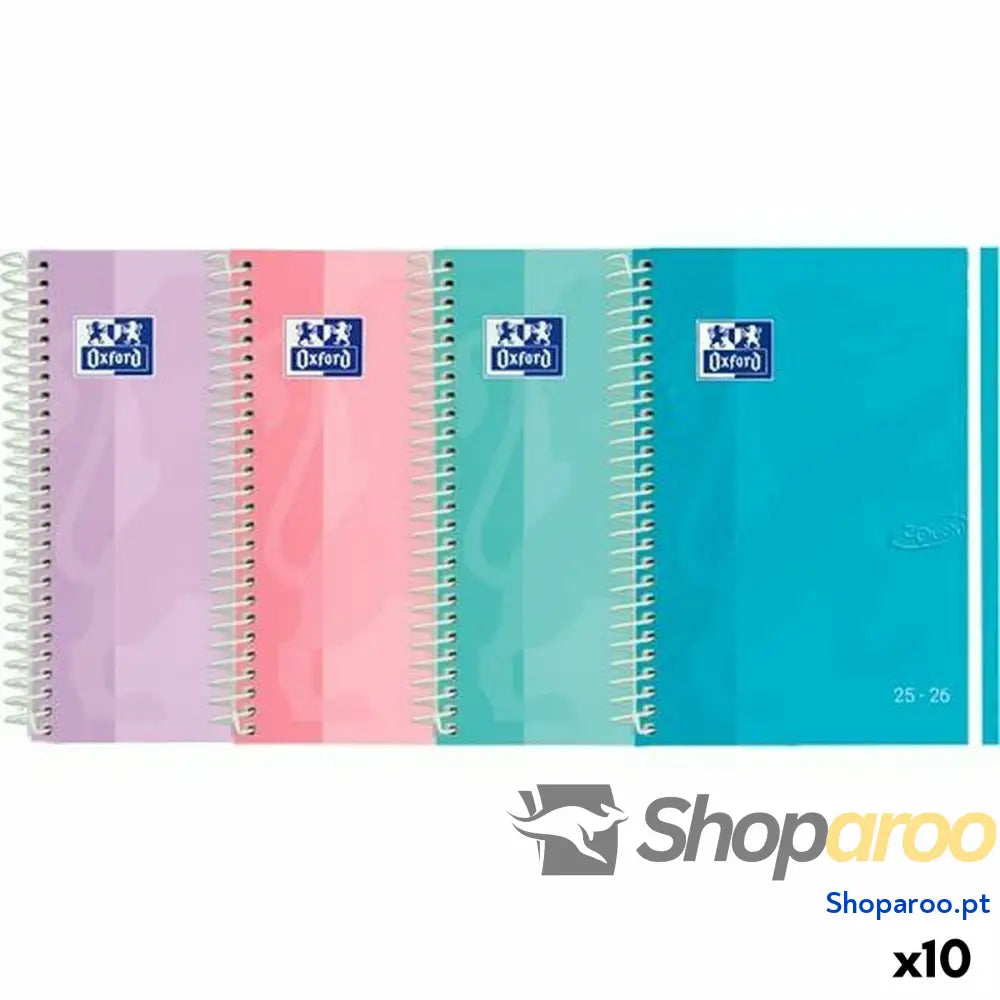 Agenda Oxford TOUCH 1/4 15 x 21 cm 2025-2026 (10 Unidades)