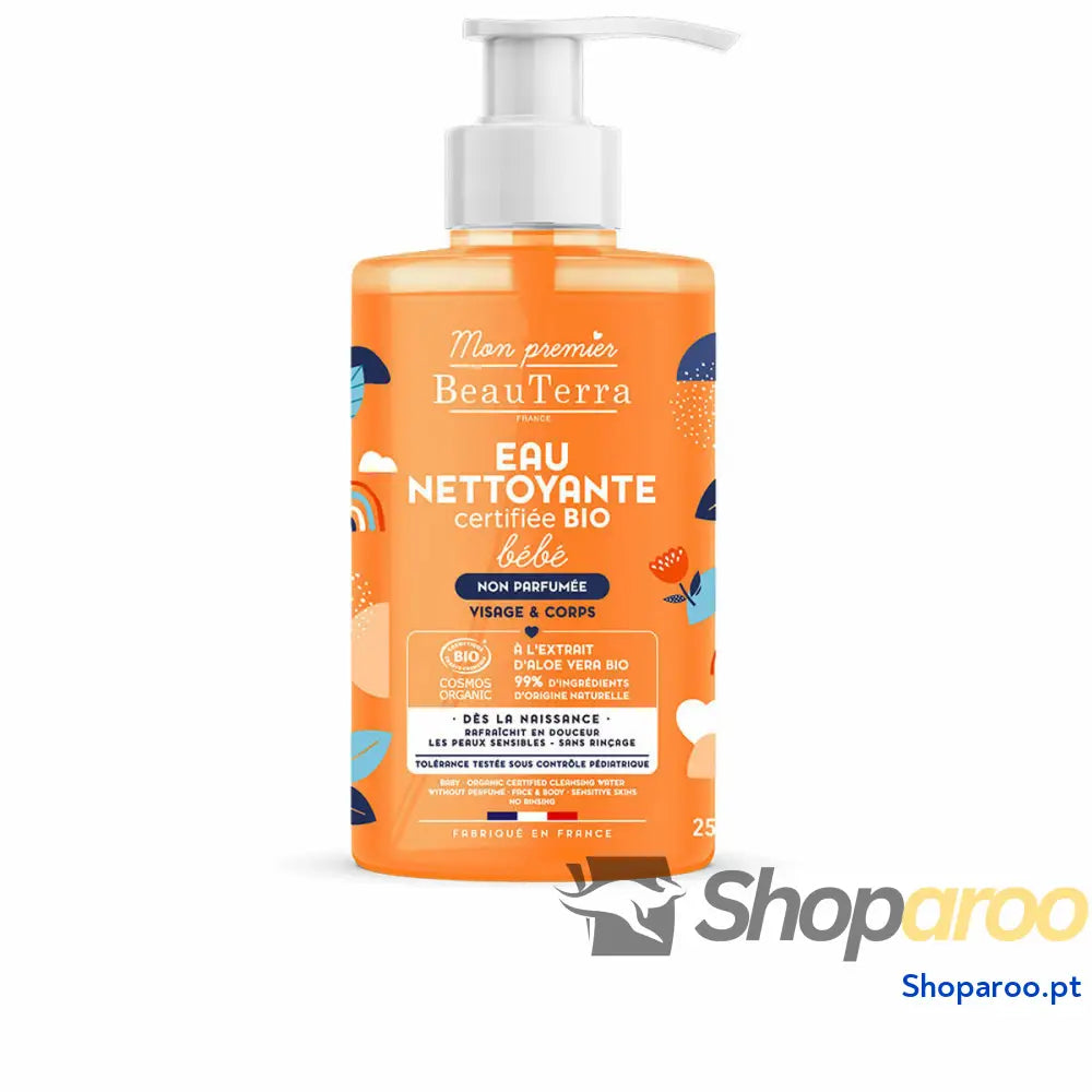 Água de Limpeza sem Enxaguar para Bebé Beauterra Bio Bebé Sem perfume 750 ml