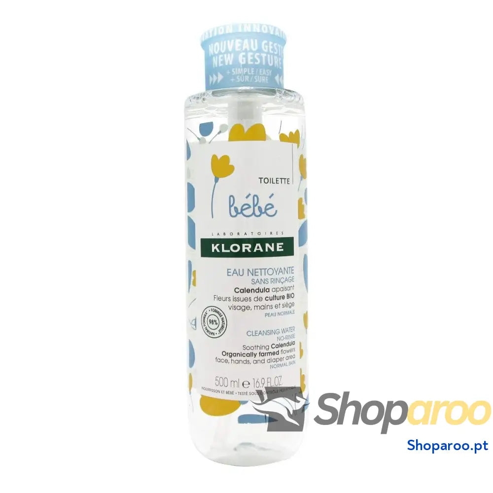 Água de Limpeza sem Enxaguar para Bebé Klorane Baby 500 ml