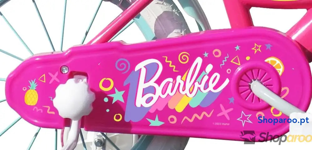 Albri 16 polegadas bicicleta Barbie menina rosa