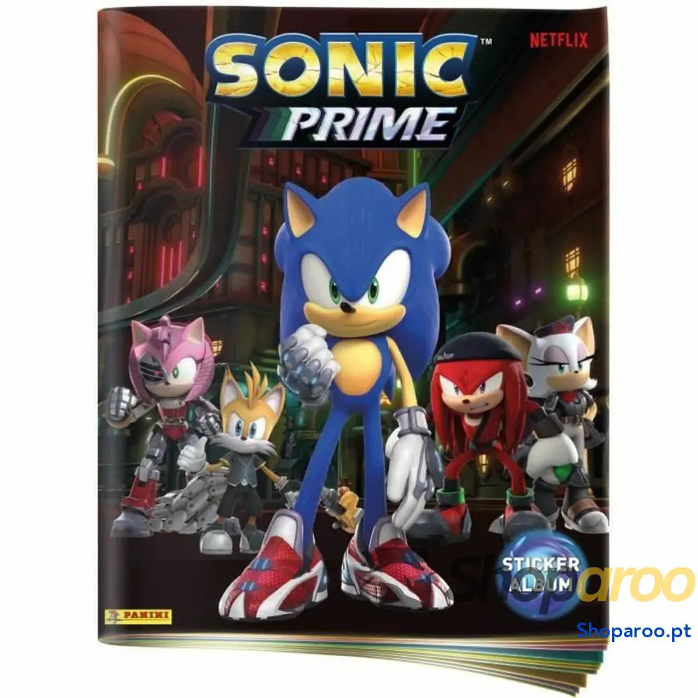 Álbum de Autocolantes Panini Sonic Prime