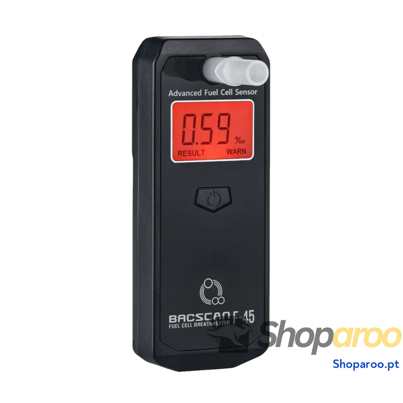 Alcoolímetro digital Bacscan F-45 Preto