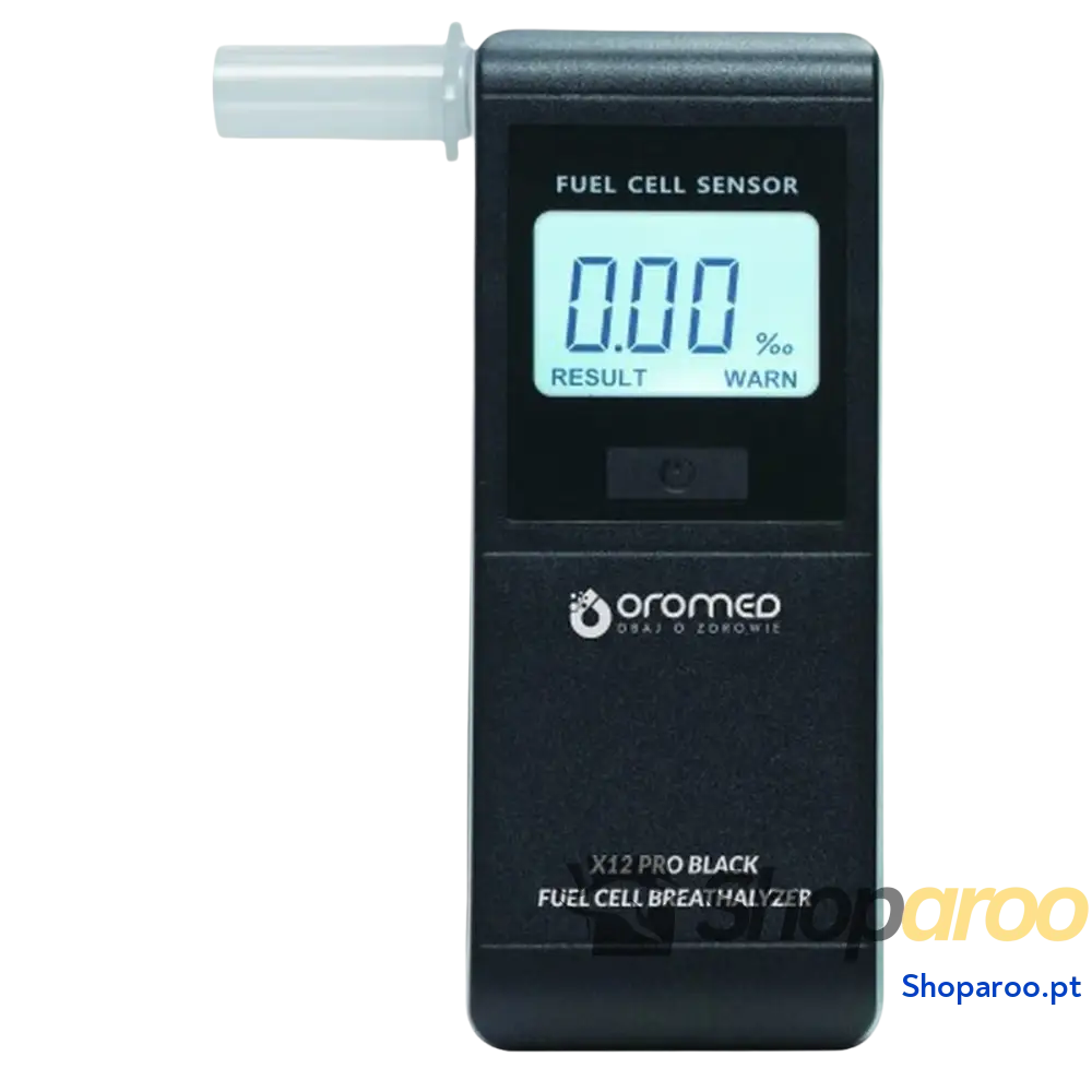 Alcoolímetro digital Oromed X12 PRO BLACK Preto