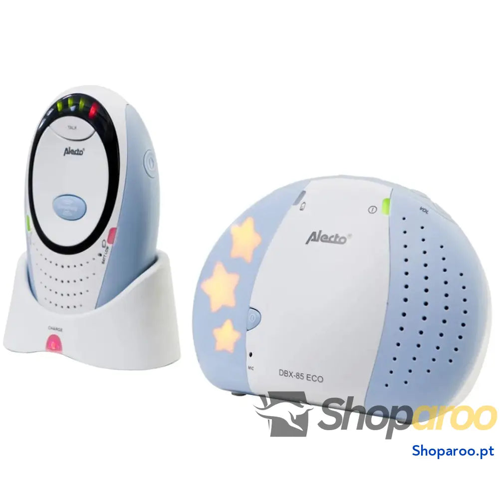 Alecto DBX110 Monitor digital para bebés com DECT alcance de 300 m design compacto escala volume LED função VOX baixa