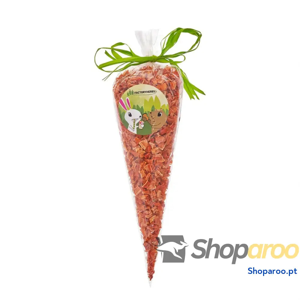 Alimento para Coelhos Factoryherbs Carrot cubes Chinchila Cobaia Hamster Ratazana Rato Roedores Pássaros 100 g