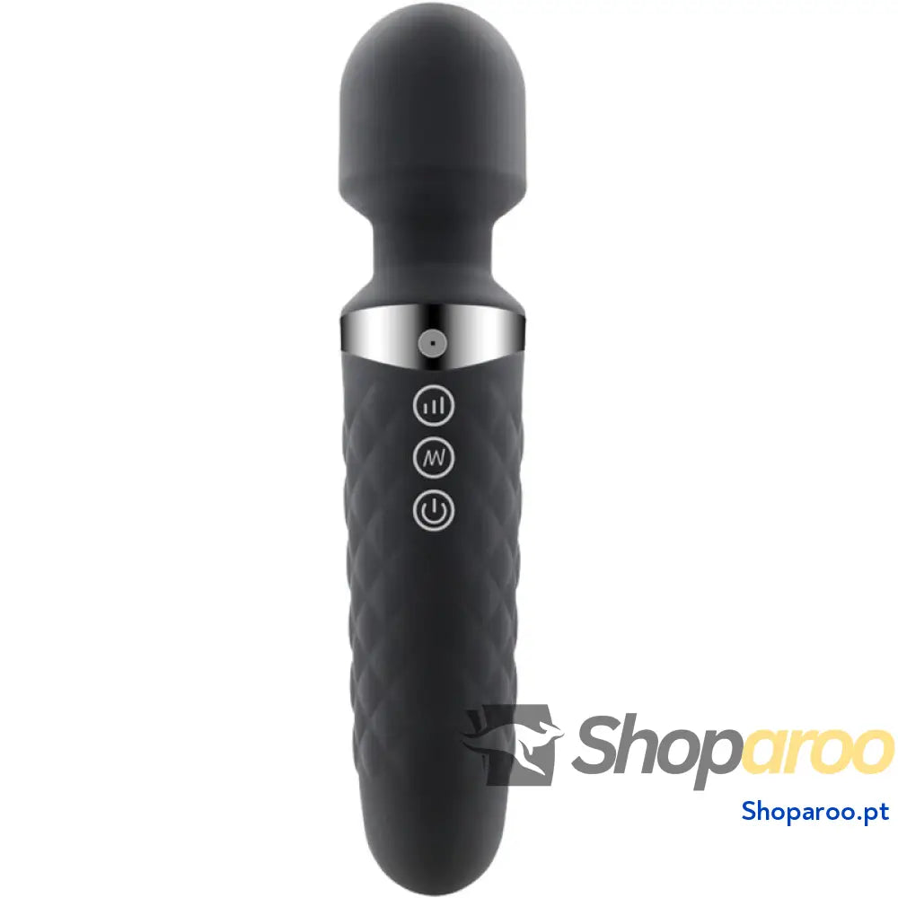 Mini Varinha Massageadora Vibratória Recarregável 16 Frequências