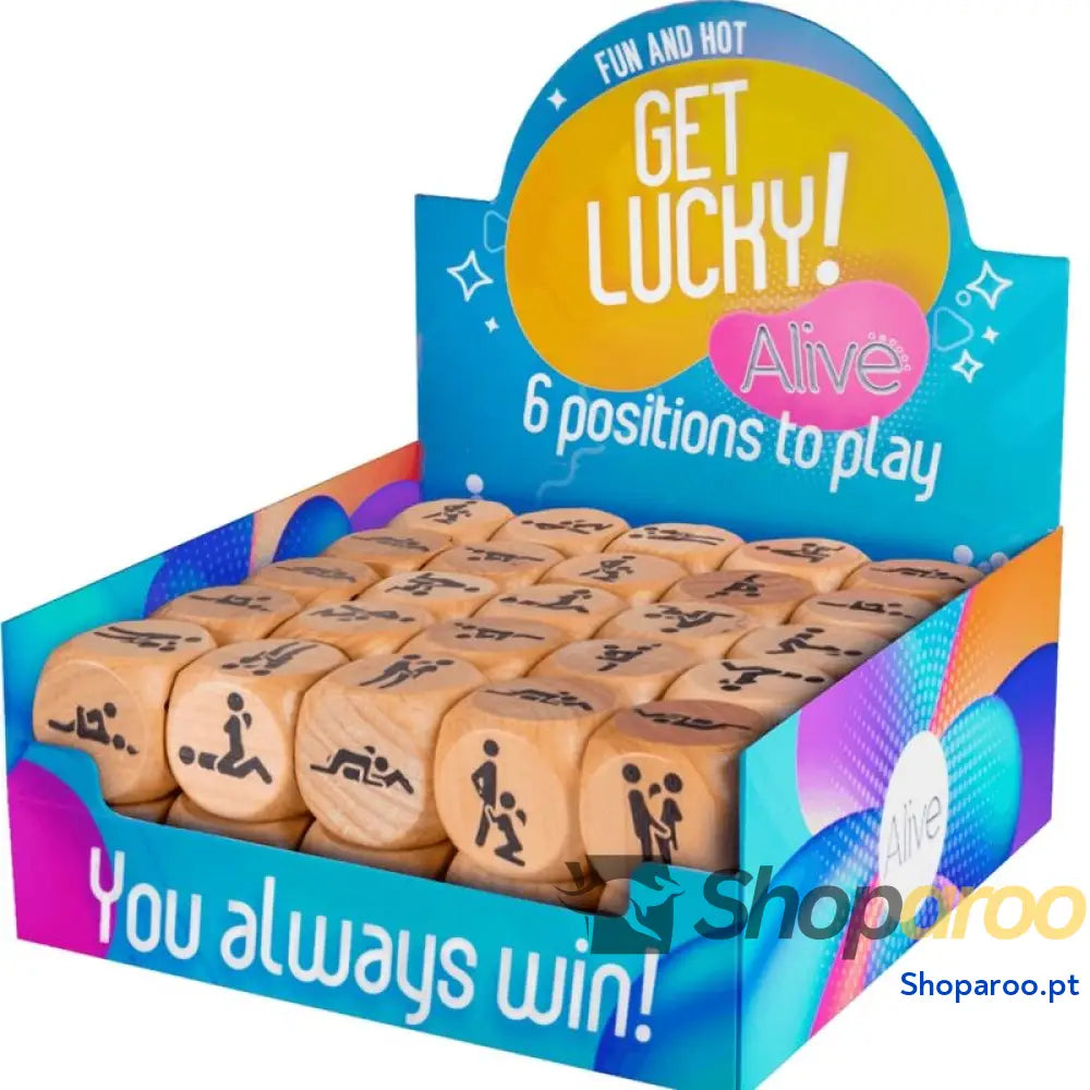 ALIVE GET LUCKY DICE BOX 6 POSIÕES 50 UNIDADES