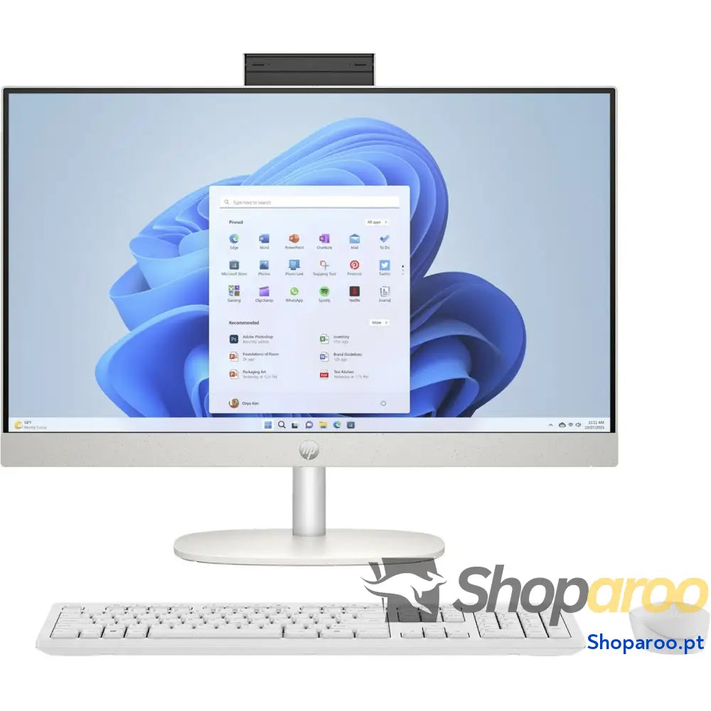 All in One HP 9U2J8EA 23,8" AMD Ryzen 5 7520U 16 GB RAM 512 GB SSD