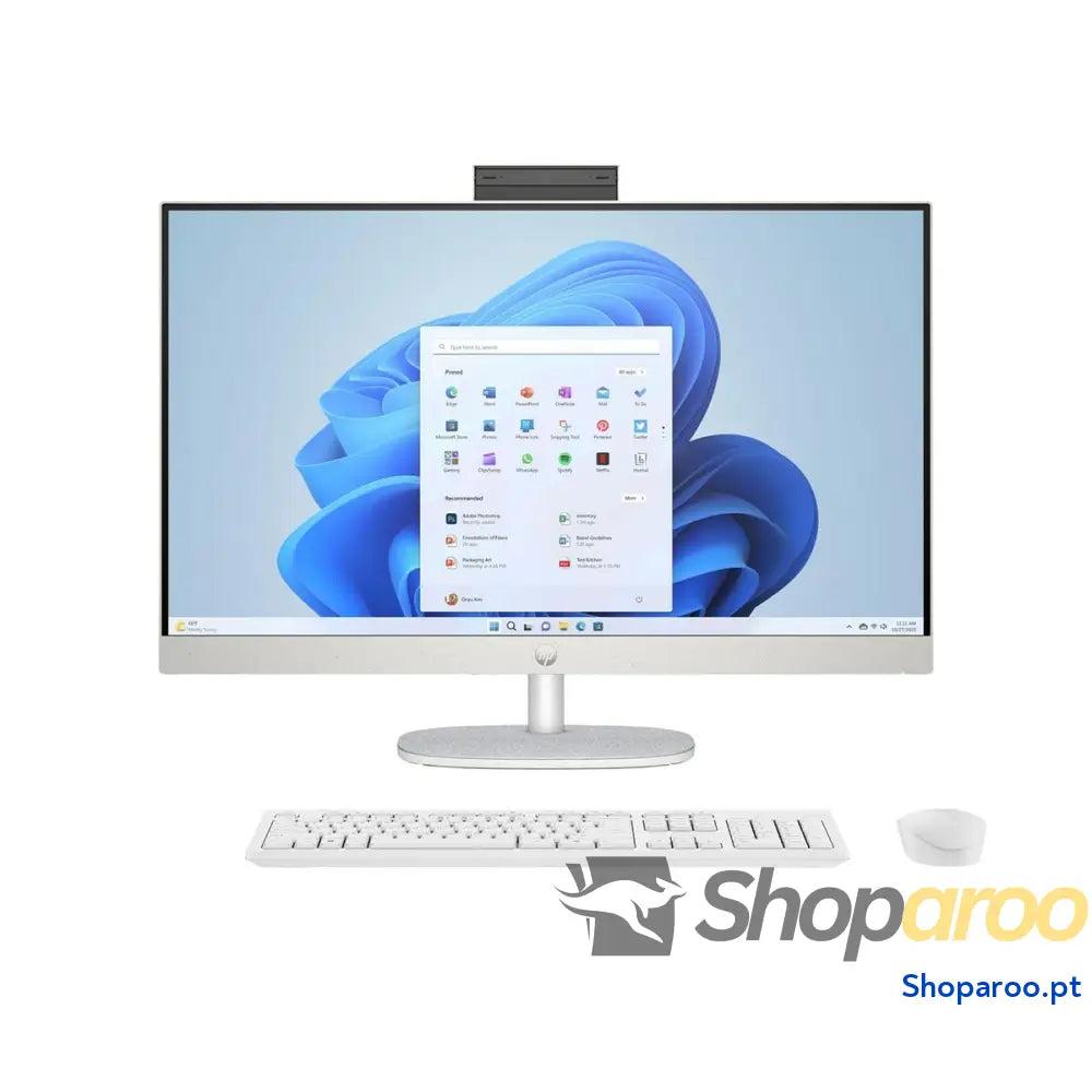 All in One HP 9U2K5EA 27" AMD Ryzen 5 7520U 16 GB RAM 512 GB SSD