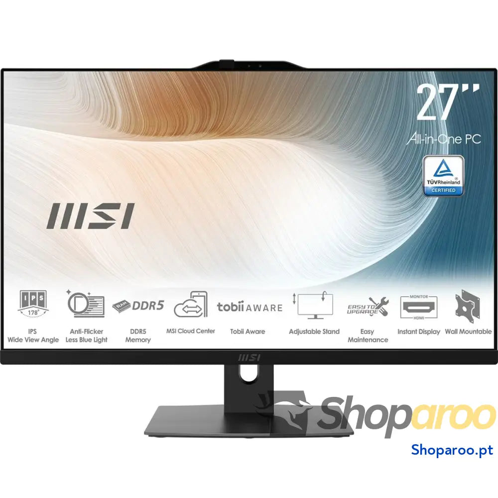 All in One MSI Modern AM272P 1M-848EU 27" Intel Core 5 120U 8 GB RAM 512 GB SSD