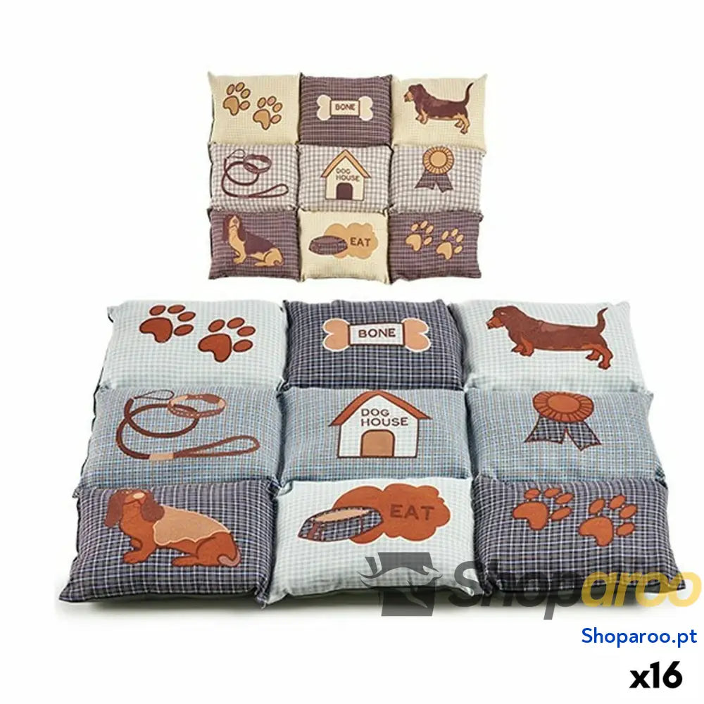 Almofada Animais de Estimação 59 x 10 x 79 cm (16 Unidades)