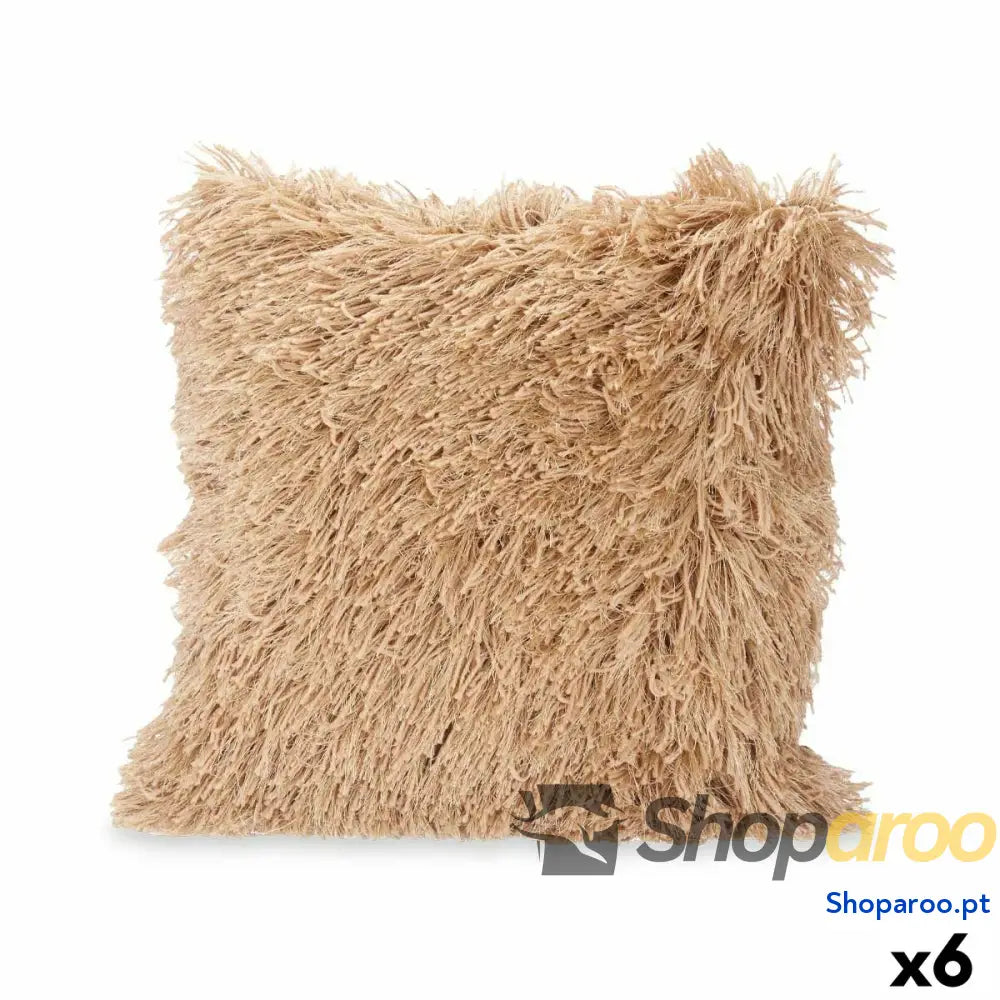 Almofada Bege Algodão Poliéster 45 x 2 x 45 cm (6 Unidades)