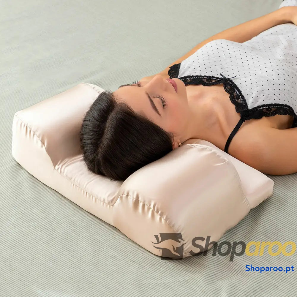Almofada Cervical Antirrugas com Capa de Cetim Youthlow InnovaGoods