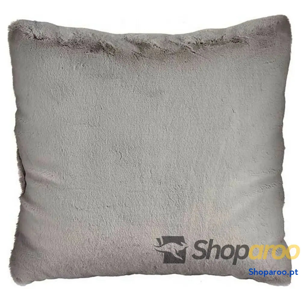 Almofada Com pelo Cinzento 60 x 18 x 60 cm