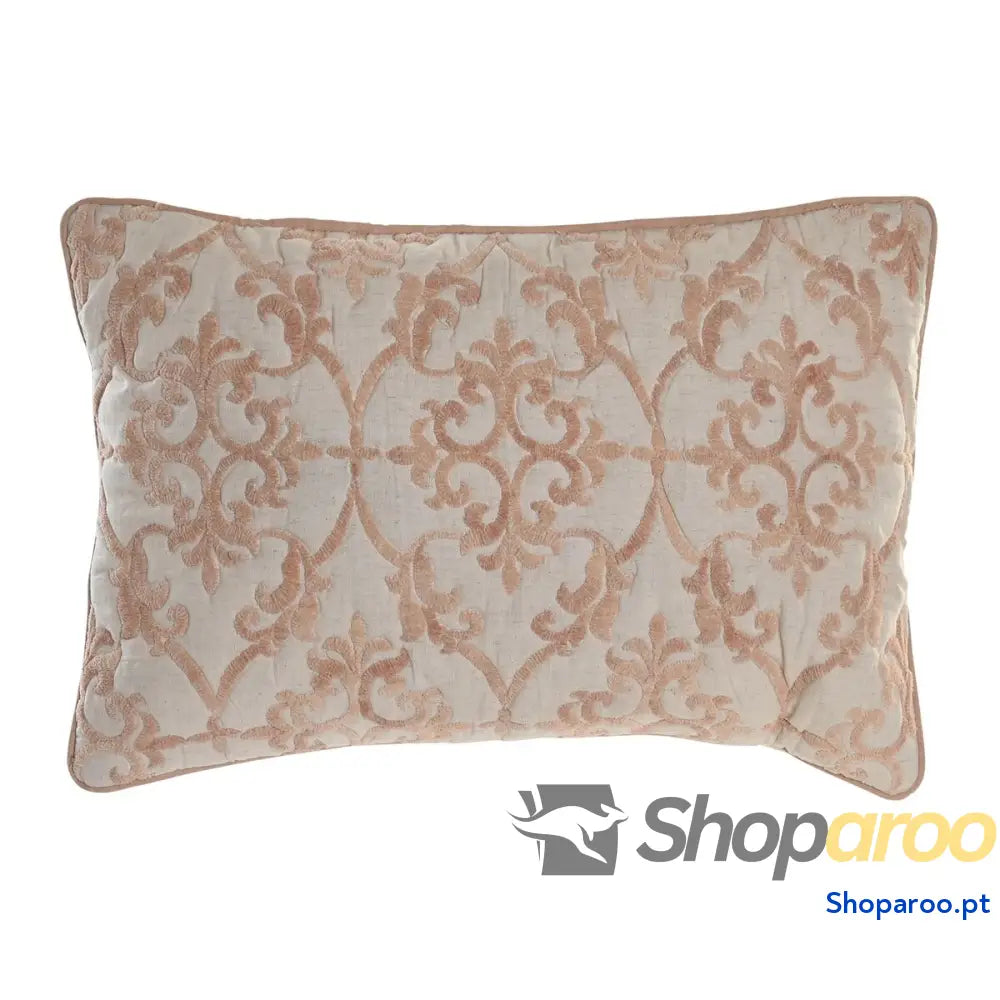 Almofada DKD Home Decor 60 x 15 x 40 cm 60 x 1 x 40 cm Bege Alumínio Tradicional