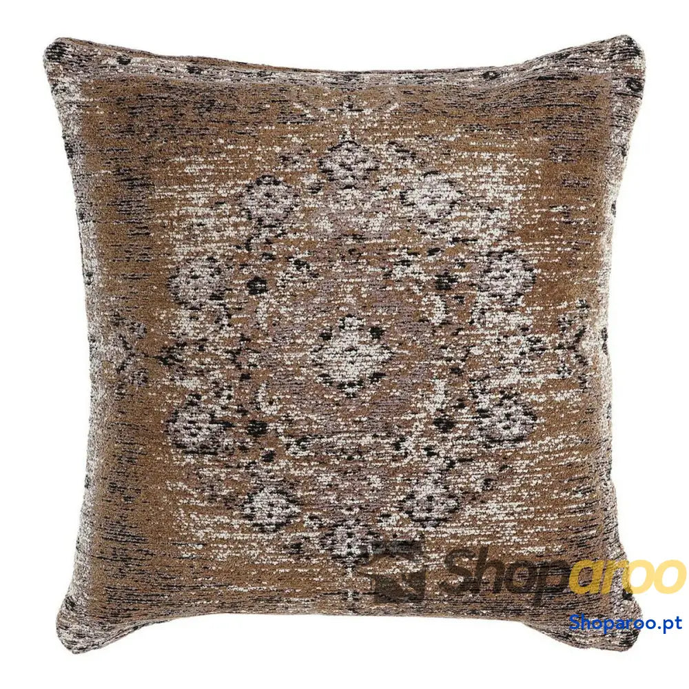Almofada DKD Home Decor 8424001832477 Preto Bege Marrom claro Quadrado Árabe 45 x 12 x 45 cm