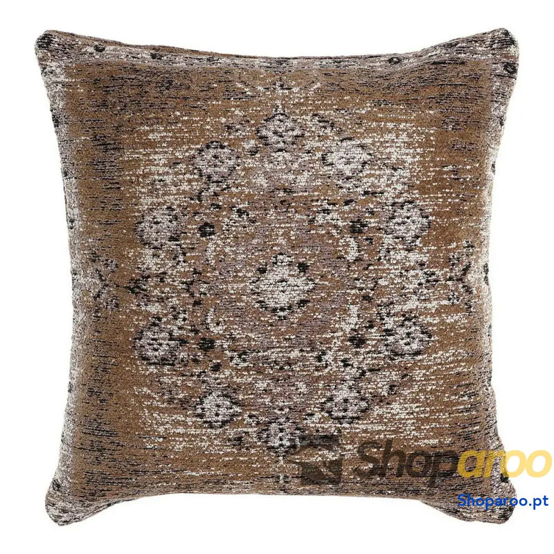 Almofada DKD Home Decor 8424001832477 Preto Bege Marrom claro Quadrado Árabe 45 x 12 x 45 cm