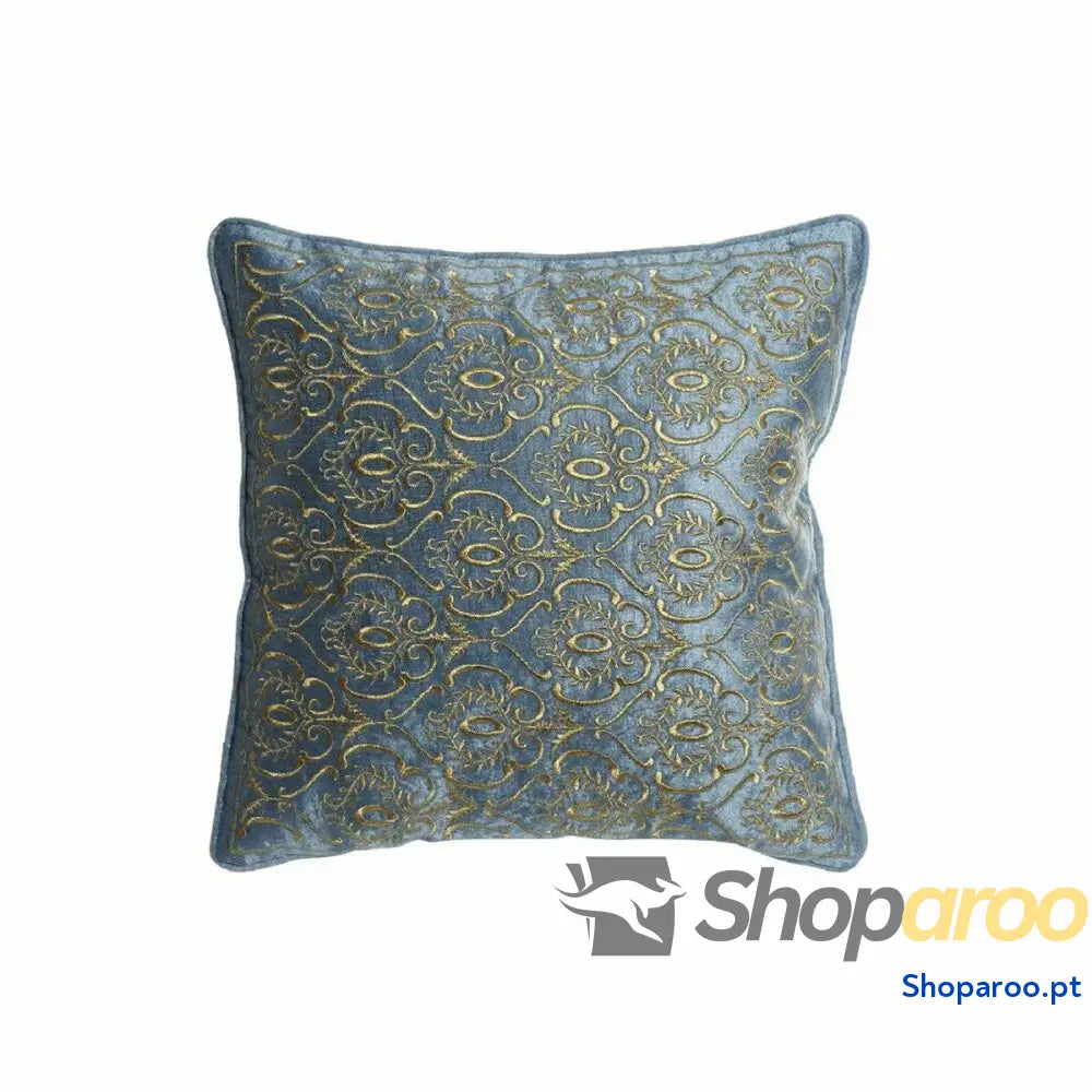 Almofada DKD Home Decor 8424001850389 Azul Dourado 45 x 10 x 45 cm