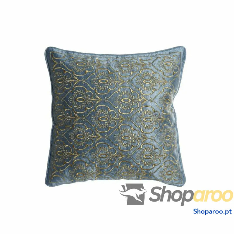 Almofada DKD Home Decor 8424001850389 Azul Dourado 45 x 10 x 45 cm