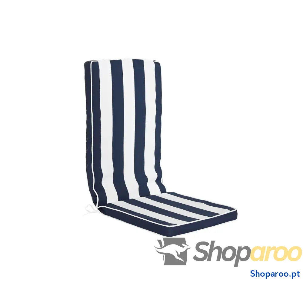 Almofada DKD Home Decor Branco Azul Marinho Riscas 42 x 4 x 115 cm