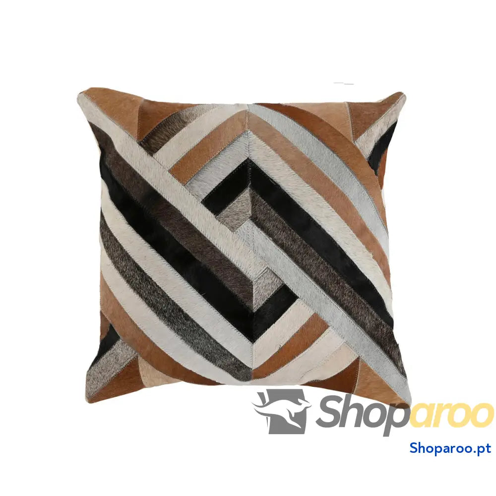 Almofada DKD Home Decor Catanho escuro Camel Colonial 40 x 10 x 40 cm