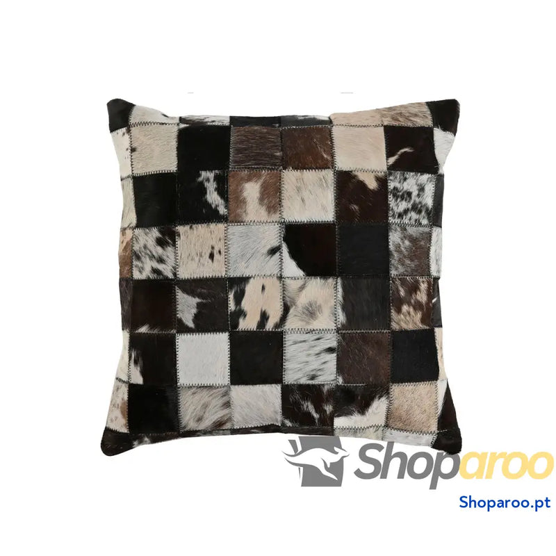 Almofada DKD Home Decor Creme Catanho escuro Colonial 40 x 10 x 40 cm