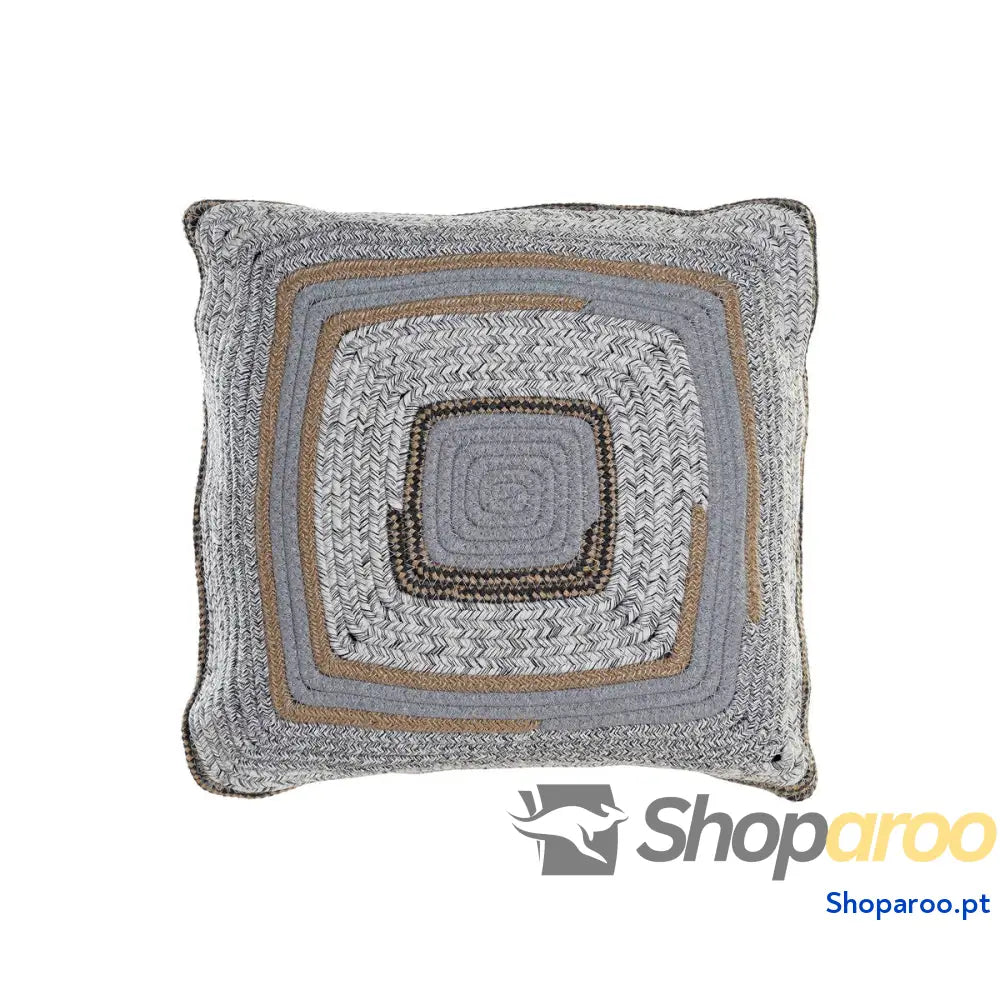 Almofada DKD Home Decor Natural Cinzento 40 x 10 x 40 cm Boho