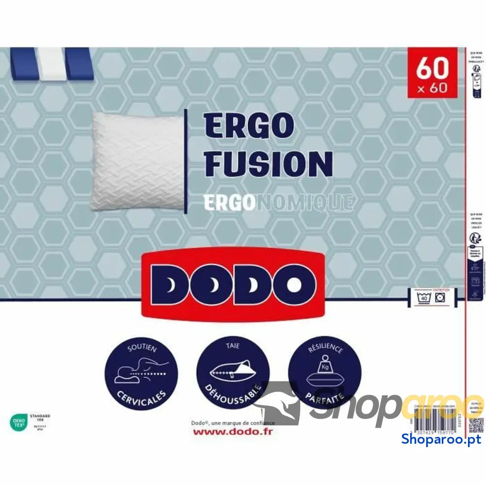 Almofada DODO ERGO FUSION Branco 60 x 60 cm