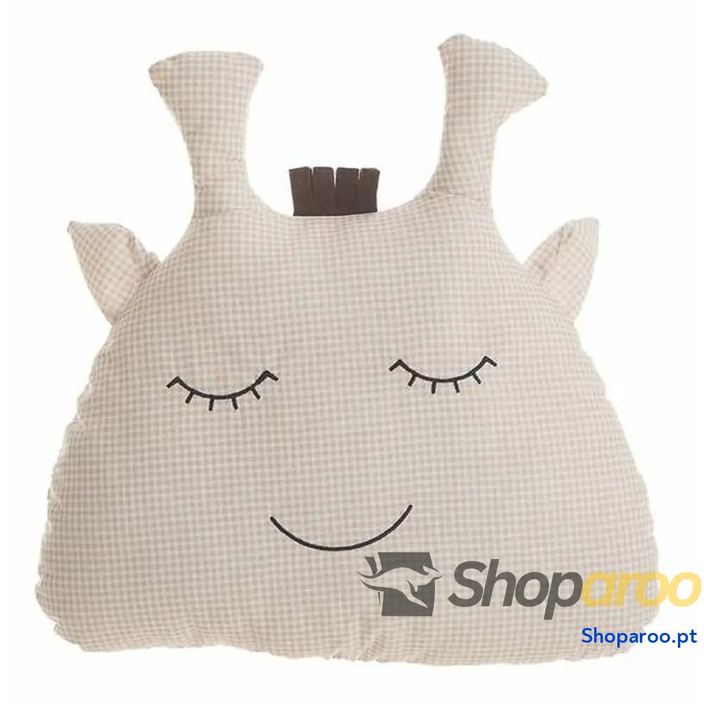 Almofada Girafa 35 x 34 cm Bege