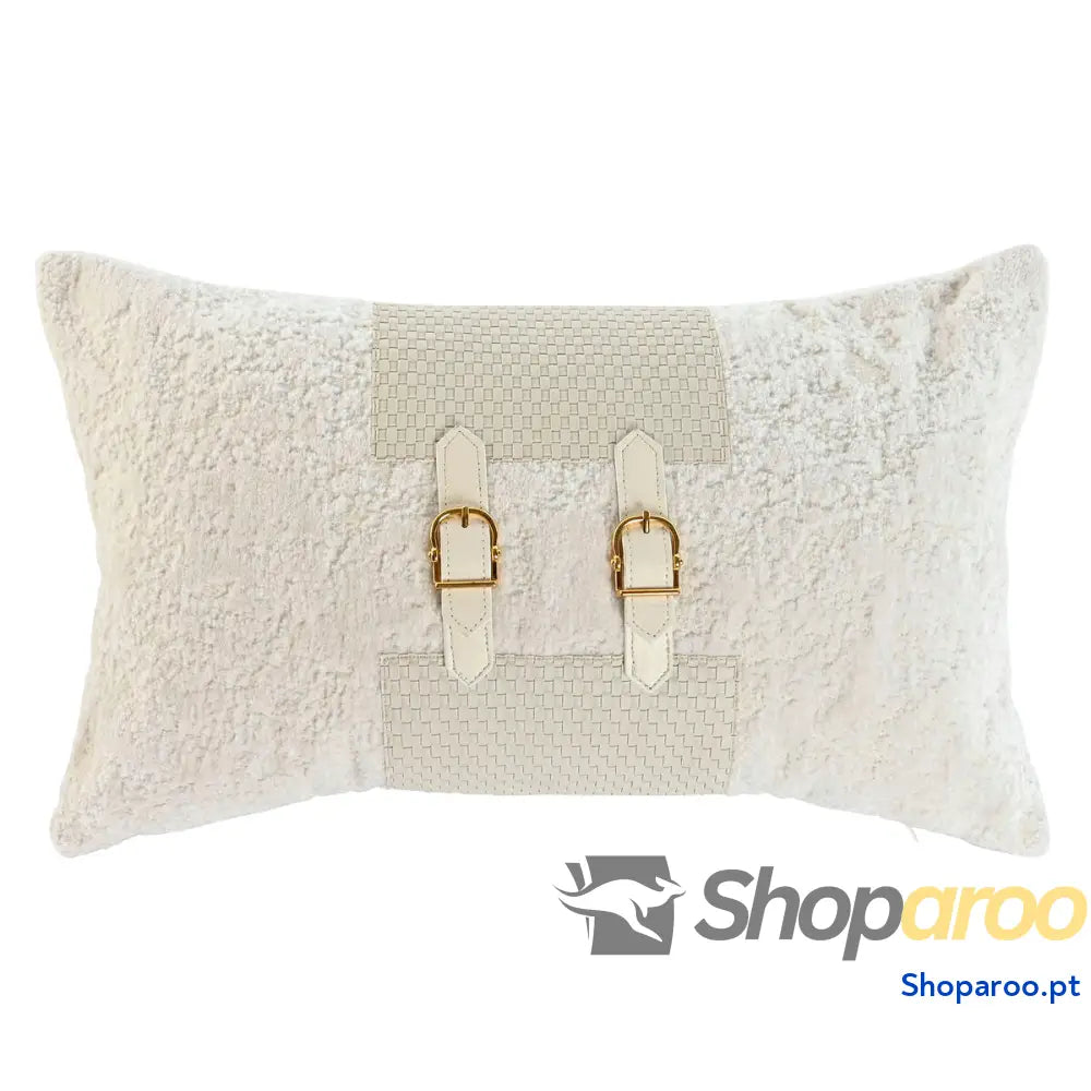 Almofada Home ESPRIT Branco 50 x 10 x 30 cm
