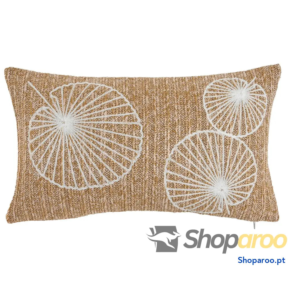 Almofada Home ESPRIT Branco Natural 50 x 15 x 30 cm