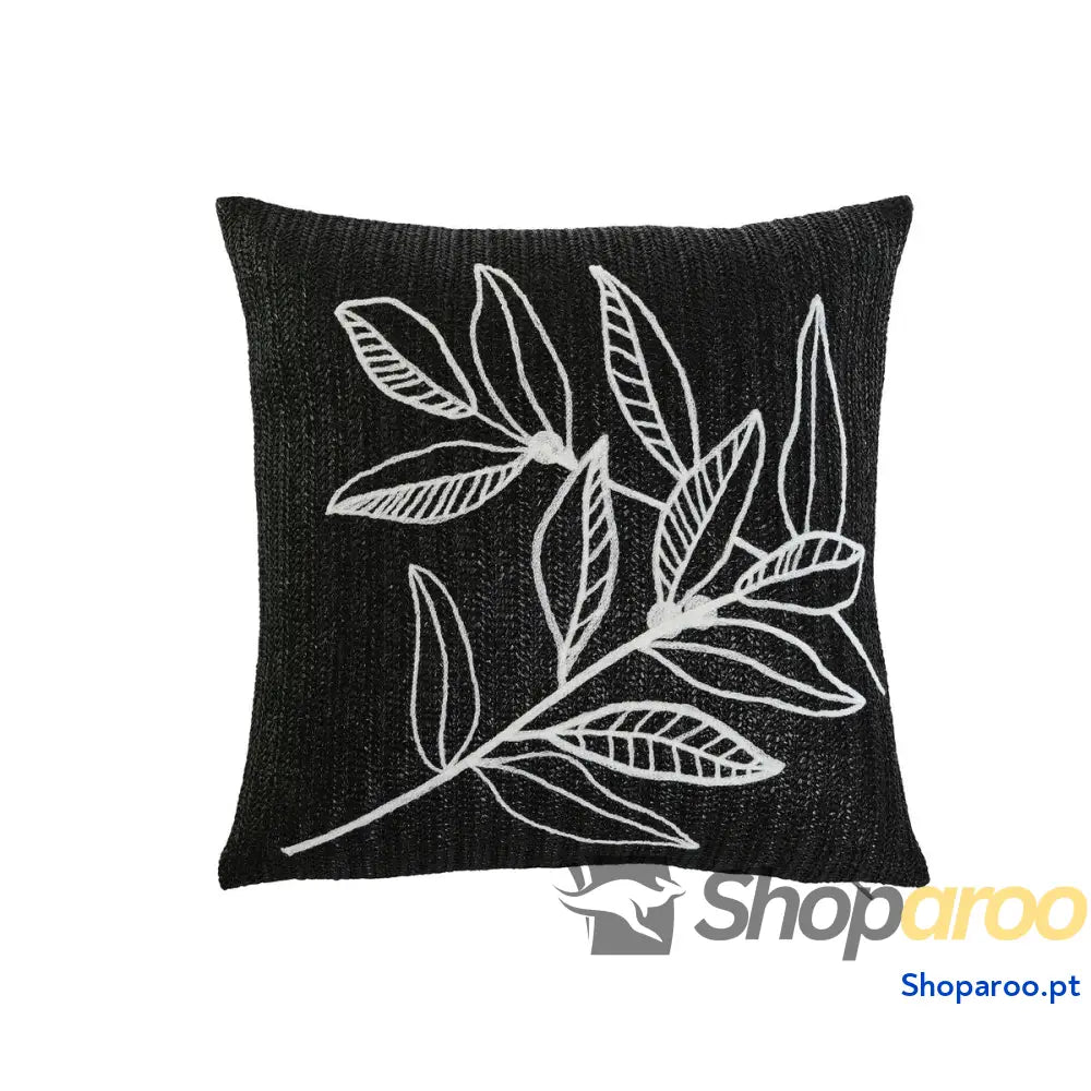Almofada Home ESPRIT Branco Preto 42 x 15 x 42 cm