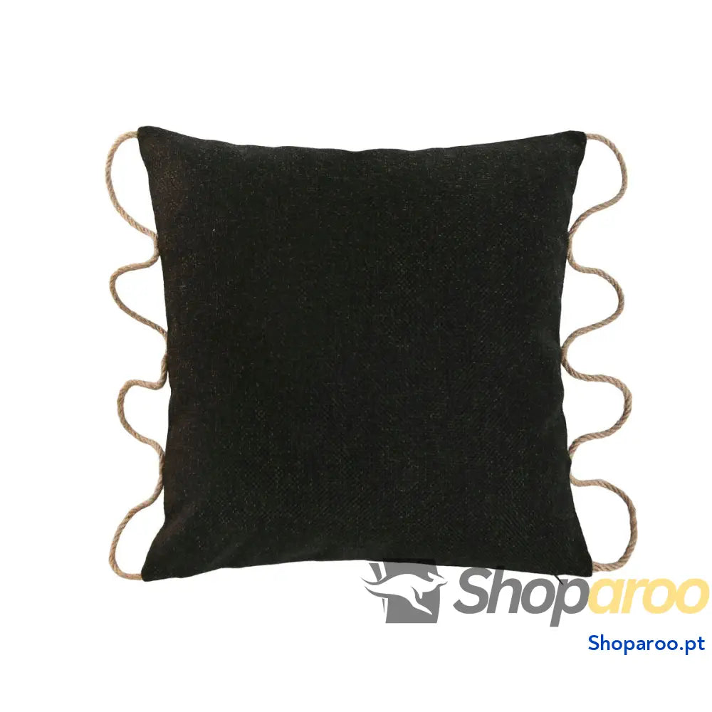Almofada Home ESPRIT Preto 45 x 15 x 45 cm