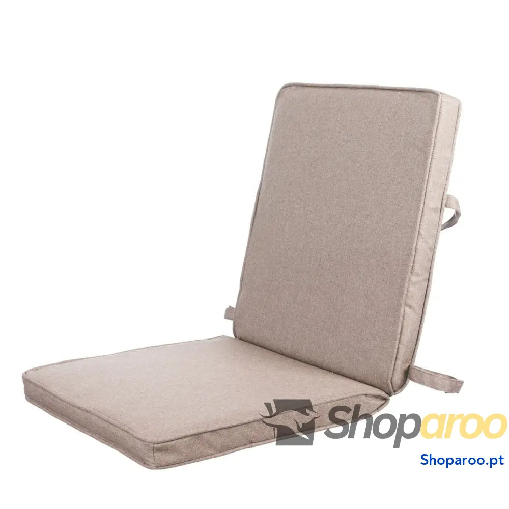 Almofada para cadeiras Bege 90 x 40 x 4 cm