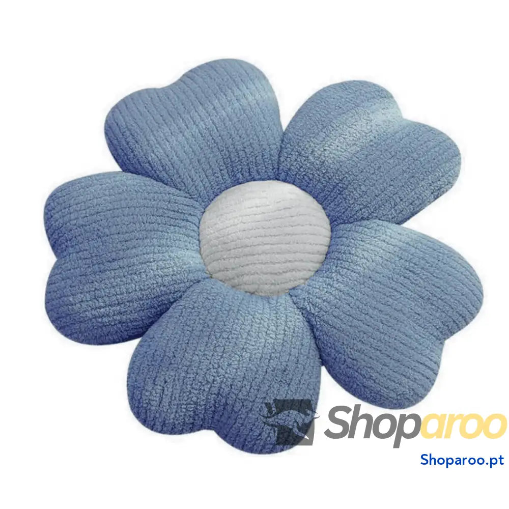 Almofada Versa Azul Flor 48 x 48 cm