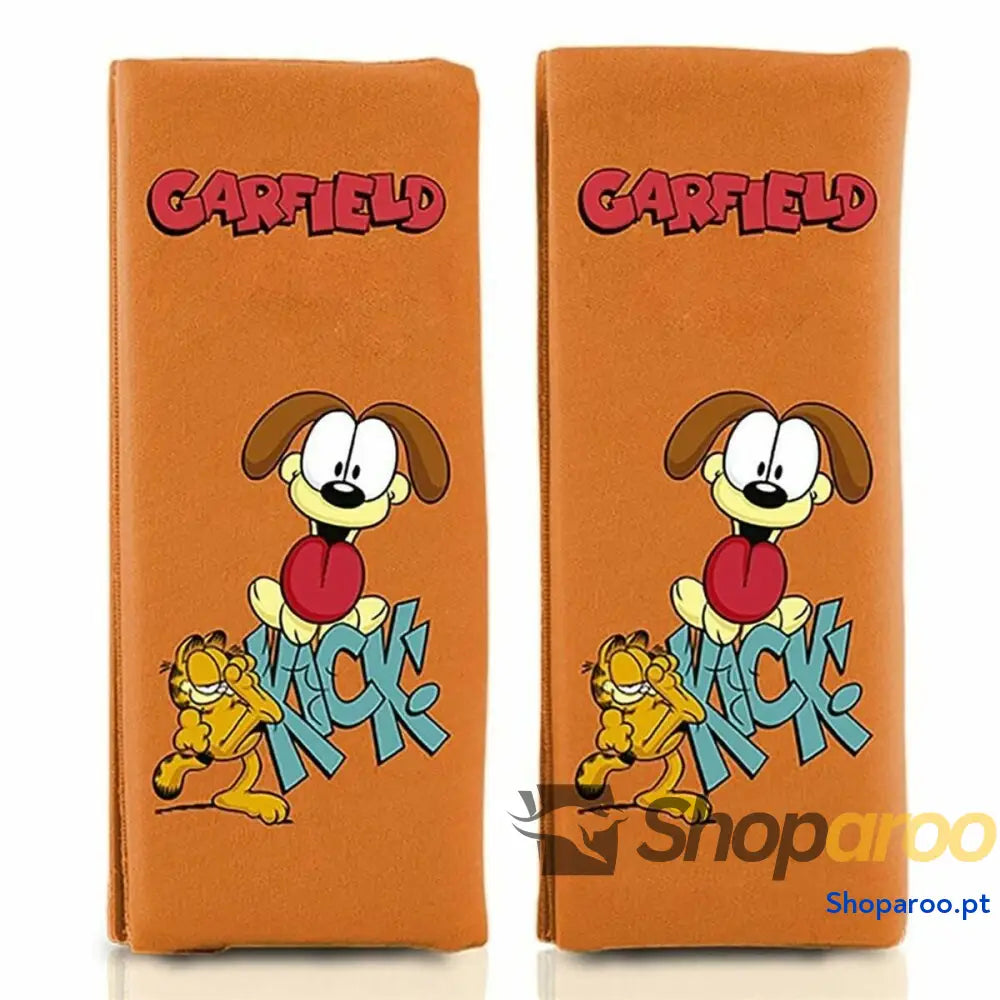 Almofadas para Cinto de Segurança GAR101 Laranja Garfield