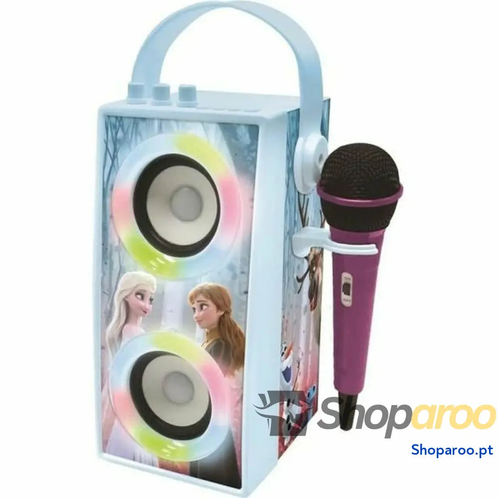 Altifalante Bluetooth com microfone para karaoke Lexibook THE SNOW QUEEN
