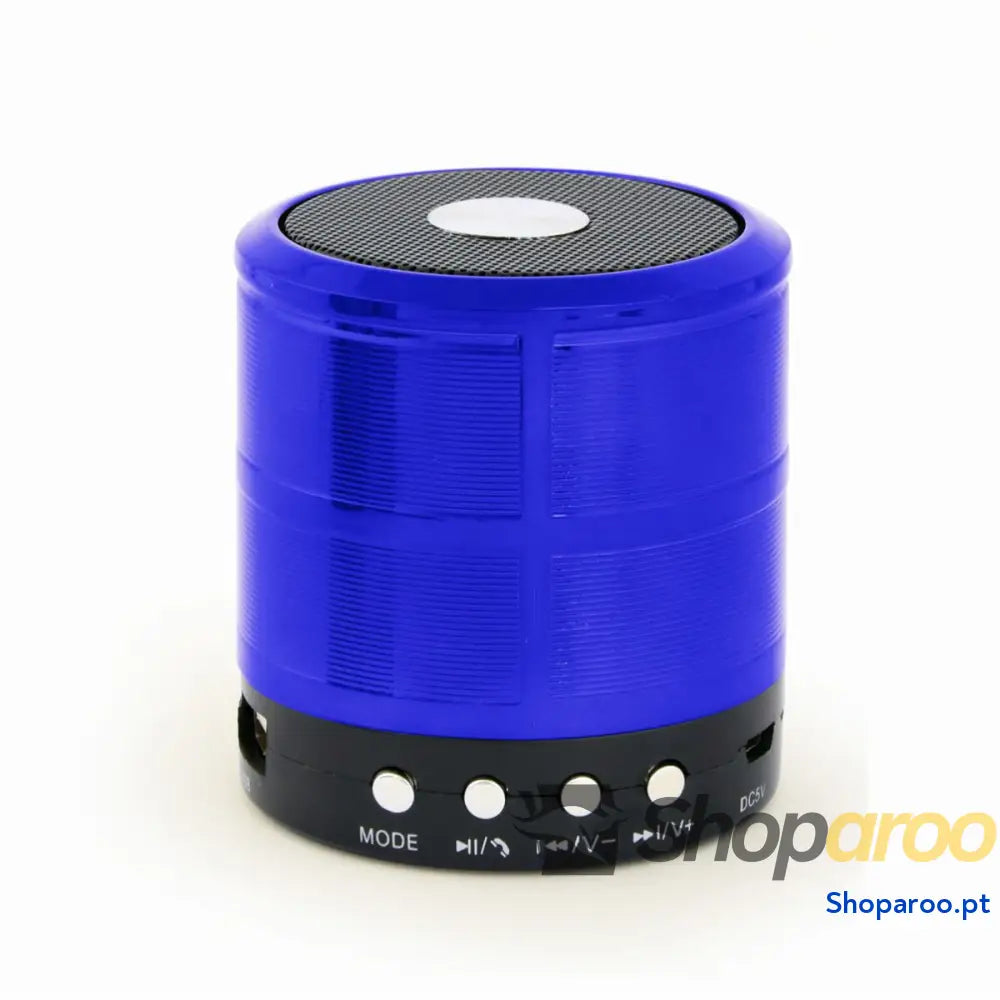 Altifalante Bluetooth Portátil GEMBIRD SPK BT 08 B Preto/Azul 3 W 4