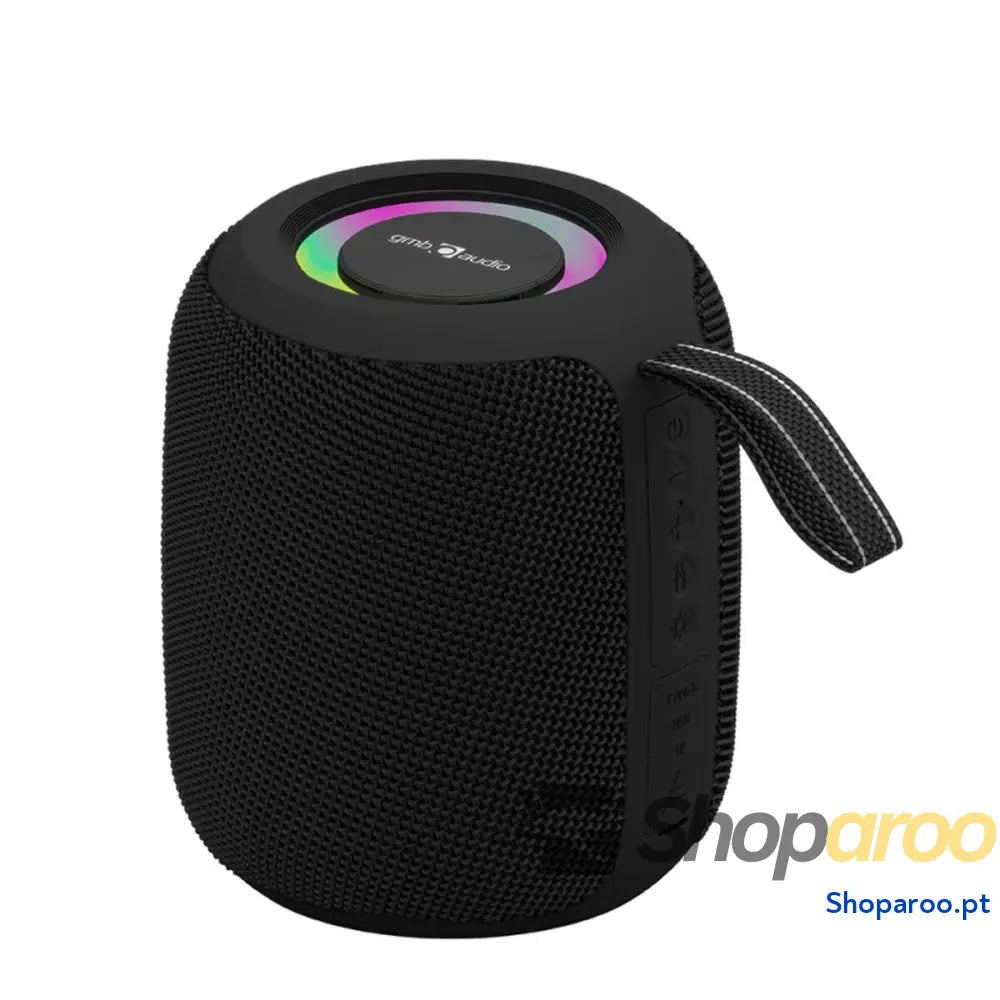 Altifalante Bluetooth Portátil GEMBIRD SPK BT LED 05 BK