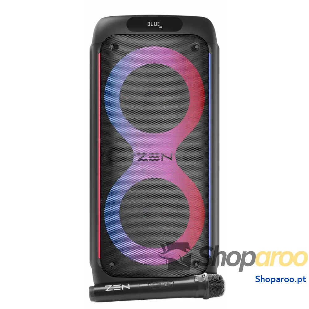 Altifalante Bluetooth ZEN RINGS 600W Preto