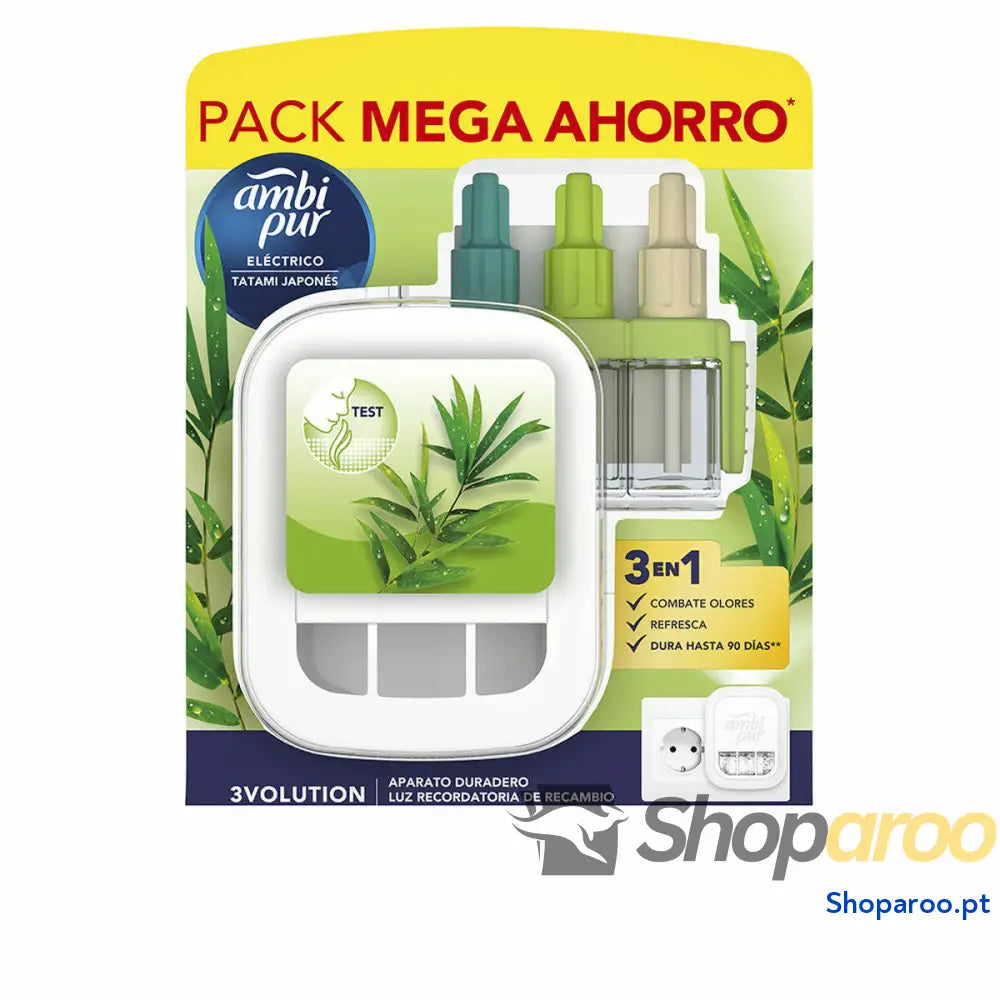 Ambientador Elétrico e Recarga Ambi Pur 3VOLUTION 21 ml