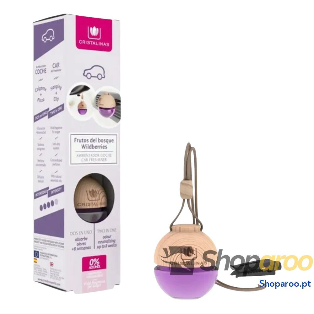 Ambientador Para Automóveis Cristalinas Frutos do bosque (6 ml)