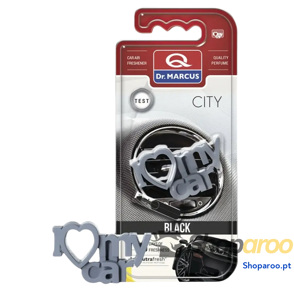 Ambientador Para Automóveis Dr Marcus City black Plástico