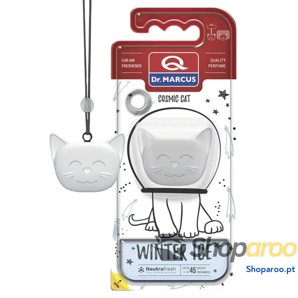 Ambientador Para Automóveis Dr Marcus Cosmic Cat ICE CHILL Plástico Colar