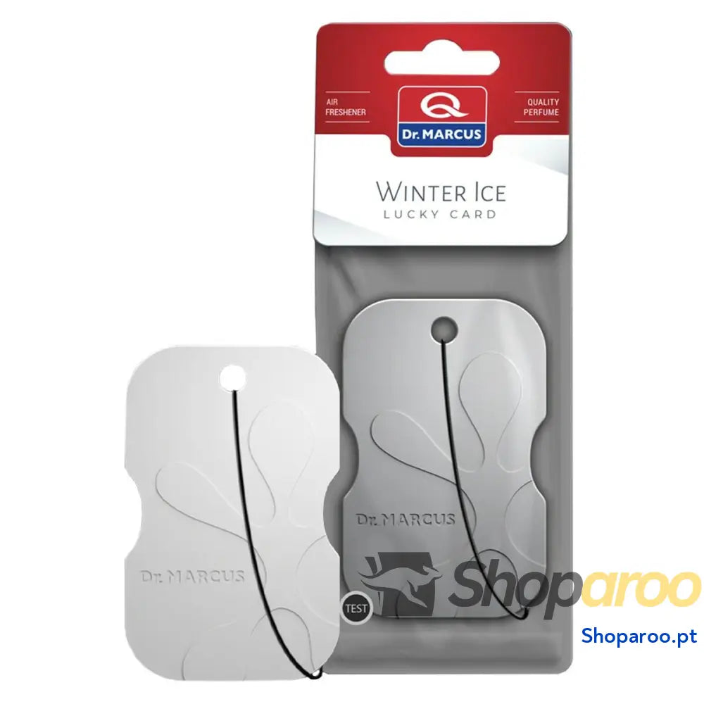 Ambientador Para Automóveis Dr Marcus Lucky Card ICE CHILL Plástico Fragância Colar