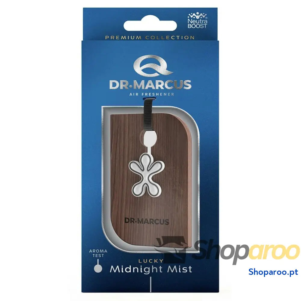 Ambientador Para Automóveis Dr Marcus Lucky Midnight Mist Madeira Plástico Fragância Colar