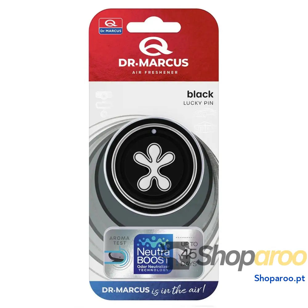 Ambientador Para Automóveis Dr Marcus Lucky Pin black Plástico