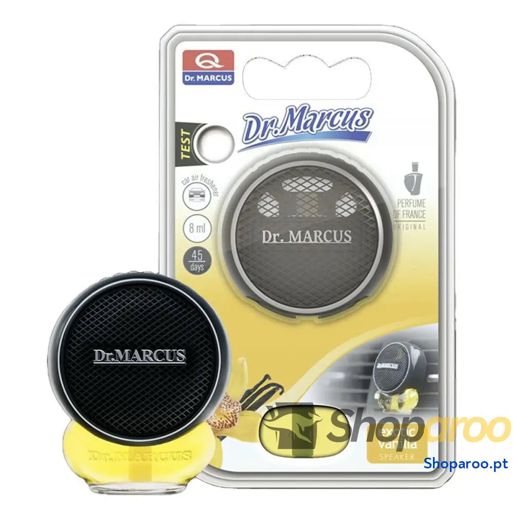 Ambientador Para Automóveis Dr Marcus Speaker Baunilha 8 ml Plástico Fragância (8 Unidades)