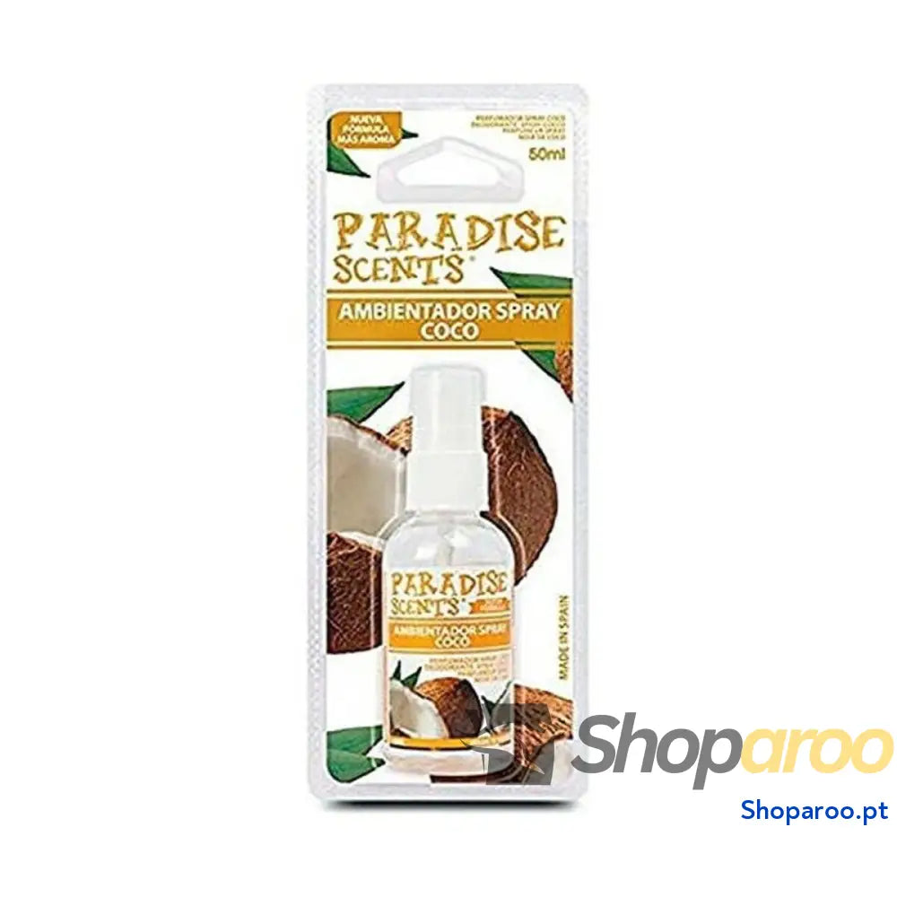 Ambientador Para Automóveis Paradise Scents Coco Spray (50 ml)